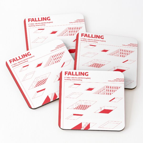 Item preview, Falling — definition of "falling" as a graphic poster designed and sold by Xira-X.