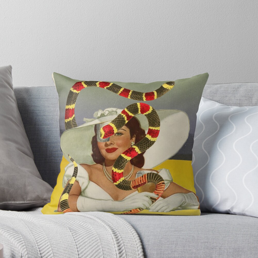 Item preview, Throw Pillow designed and sold by WildRootsArt.