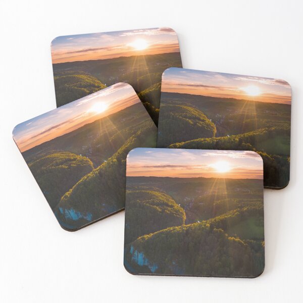 Item preview, Aerial view of valley through Franconian Jura designed and sold by raphotography88.