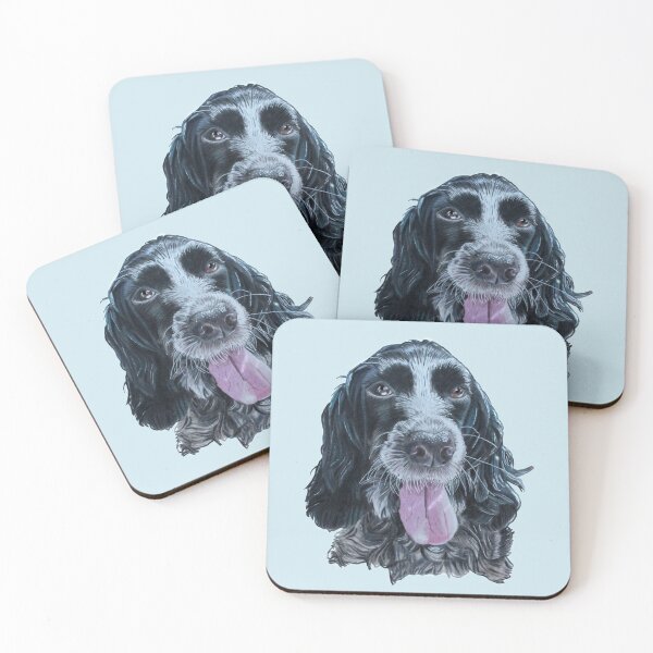 Item preview, blue roan Cocker Spaniel designed and sold by cathyscreations.