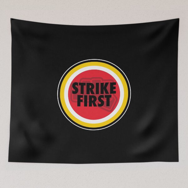 Item preview, strike first cigarette logo parody-karate lovers humor designed and sold by ntesigntees.