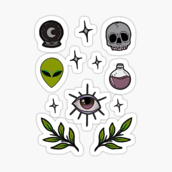 Spiritual/Witchy Sticker Sheet Sticker for Sale by Kaitlyn Beimel