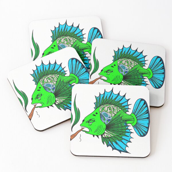 Item preview, Cool fish (funny, vintage, style, brand) designed and sold by HellOutfit.