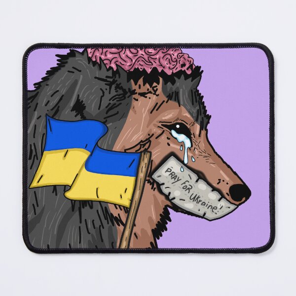 Item preview, Brain Damage Pray for Ukraine RareWolf - Tears designed and sold by Twaingrant.