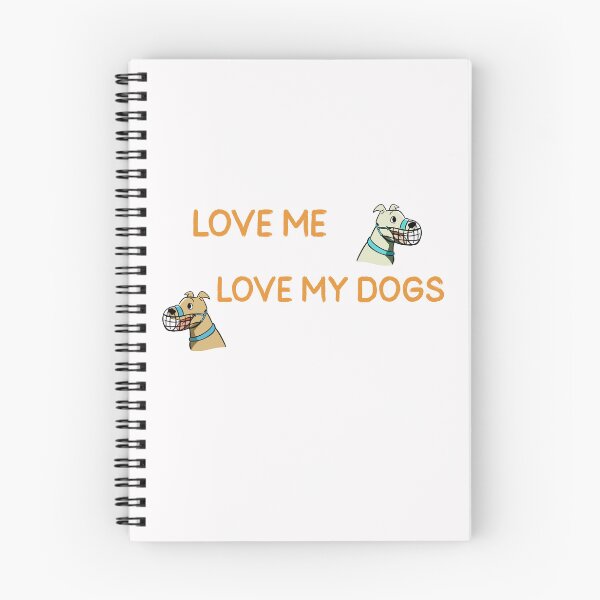 Item preview, Love Me, Love My Muzzled Dogs designed and sold by kookycomet.