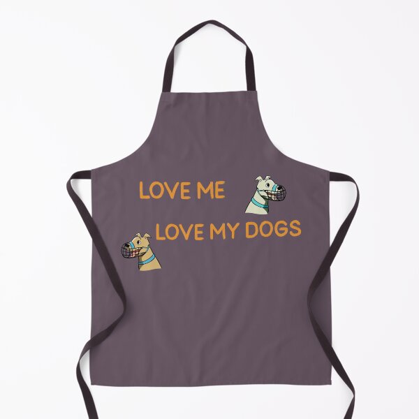 Item preview, Love Me, Love My Muzzled Dogs designed and sold by kookycomet.