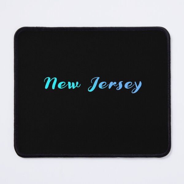 Item preview, New Jersey Blue Gradient Writing designed and sold by Zandrasart.