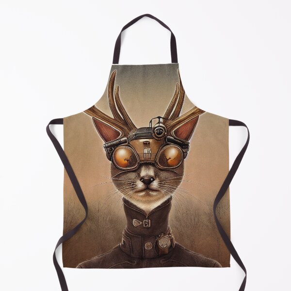 Item preview, Dieselpunk Cats #8: Colonel Scout Deer-Cat designed and sold by Åveline Dvorak.