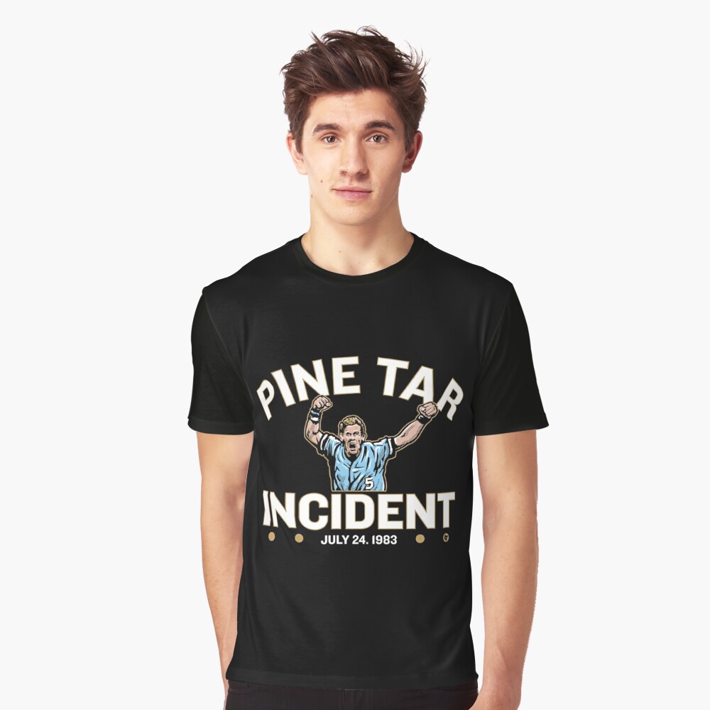 Officially Licensed George Brett - Pine Tar Incident Essential T-Shirt for  Sale by unusedbandwidth