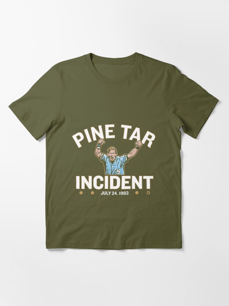 Officially Licensed George Brett - Pine Tar Incident Essential T-Shirt for  Sale by unusedbandwidth