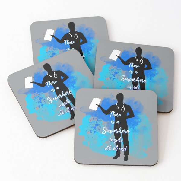 Item preview, Superhero inside all of us Digital Watercolour Word Art Doctor 1 designed and sold by Tarnya Jones.