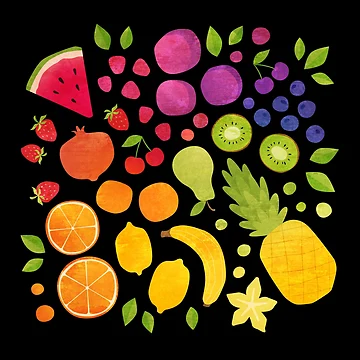 Artwork thumbnail, Fruit! by RikDrawsThings