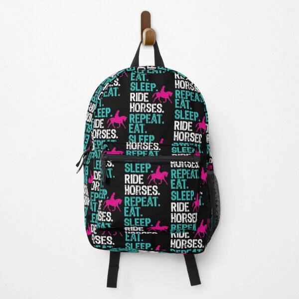 Item preview, Eat Sleep Ride Horses Repeat Funny Horse Riding Gifts For Horse Equestrian Riders designed and sold by arregikrstsd.