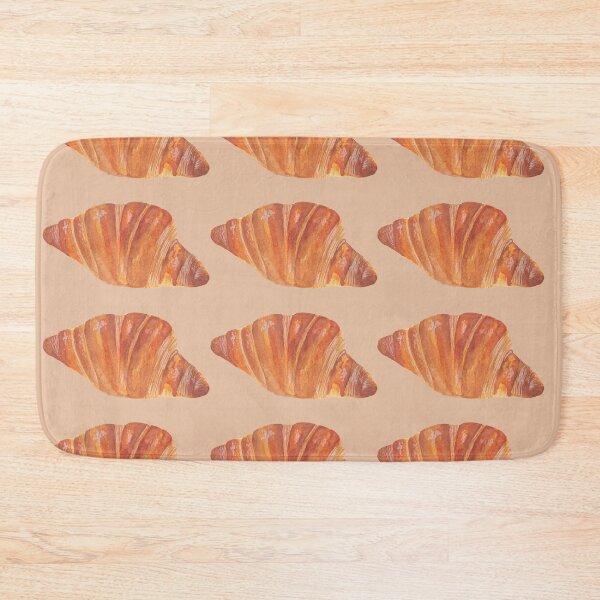 Item preview, Croissants watercolor beige pattern designed and sold by JaneVirak.