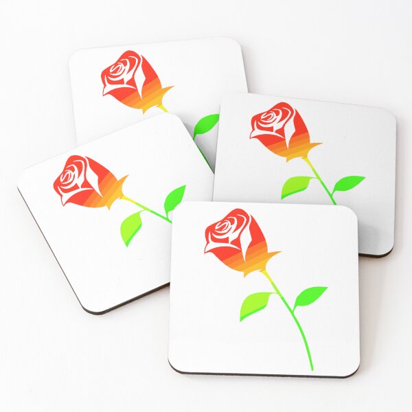 Item preview, Stylized Leafy Petal Rose designed and sold by SystemLion.
