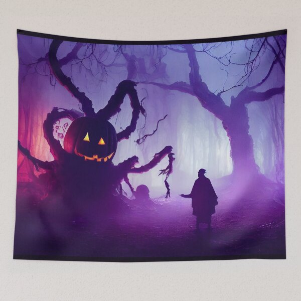 Item preview, Halloween - Deep Dark Daunting Forest designed and sold by Elflena.