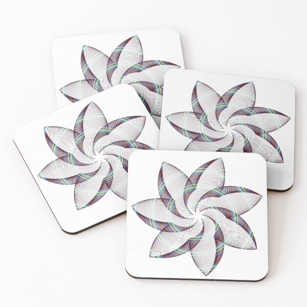 Item preview, Wireframe Abstract Flower Art designed and sold by SystemLion.