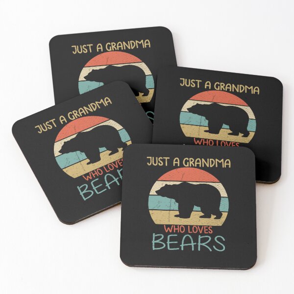 Item preview, just a grandma who loves bears, Bear lover, grandma bear designed and sold by RedArtsDesign.