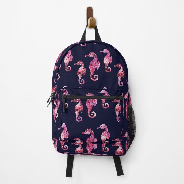 Item preview, Pink flower sea horses designed and sold by MidnightMagpie.