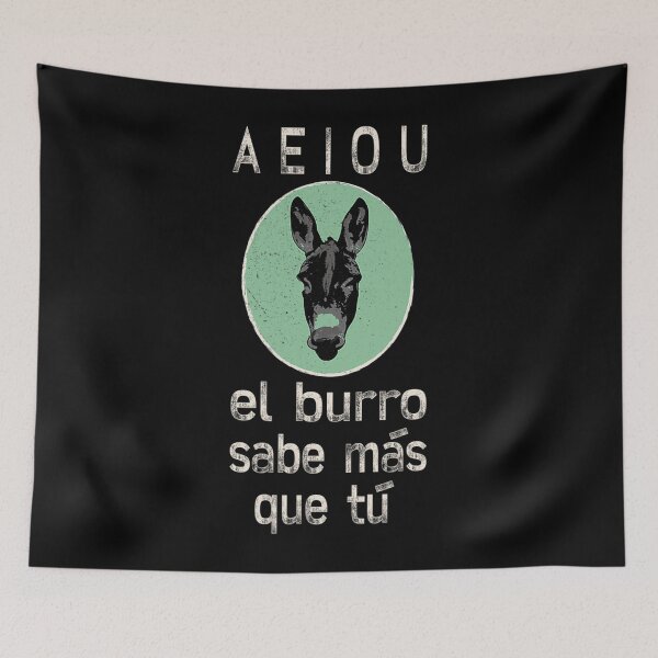 Item preview, Spanish Donkey Burro Sabe Mas Que Tu designed and sold by quietcongresspe.
