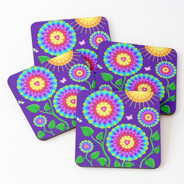 Item preview, Magical Mandala Flowers Garden designed and sold by Soozie Wray.