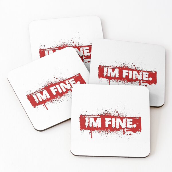 Item preview, of im fine bloody designed and sold by TrrifiShop.