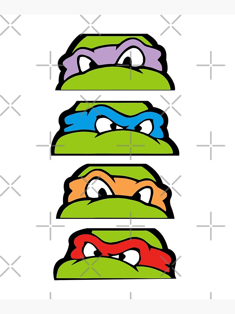 Teenage Mutant Ninja Turtles - Donatello, Raphael, Michelangelo, and  Leonardo Poster for Sale by gregmartirp