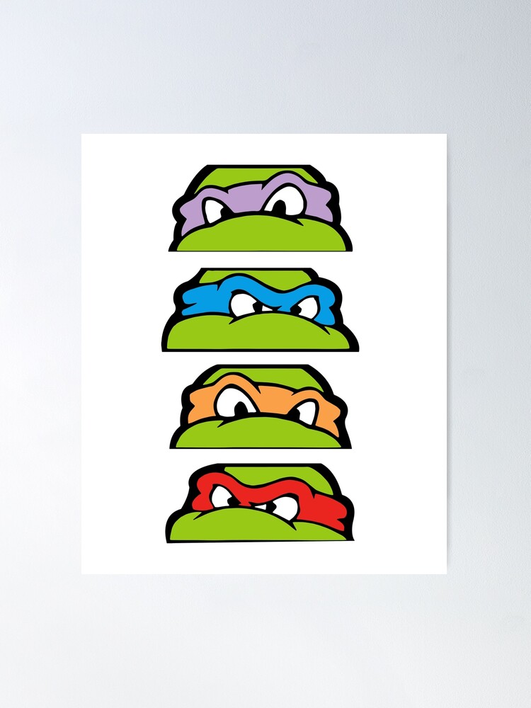 Teenage Mutant Ninja Turtles - Donatello, Raphael, Michelangelo, and  Leonardo Poster for Sale by gregmartirp