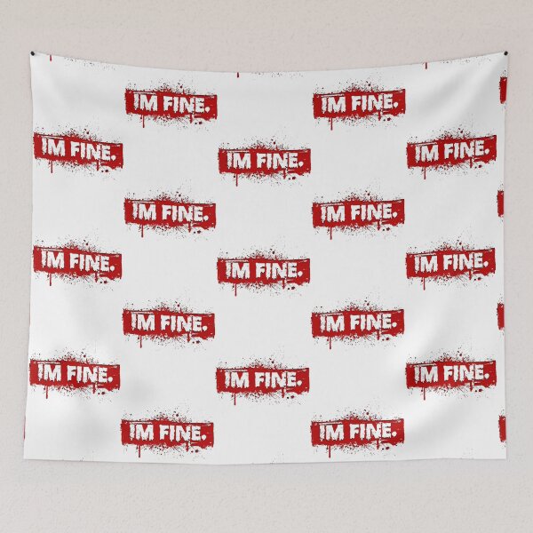 Item preview, of im fine bloody designed and sold by TrrifiShop.