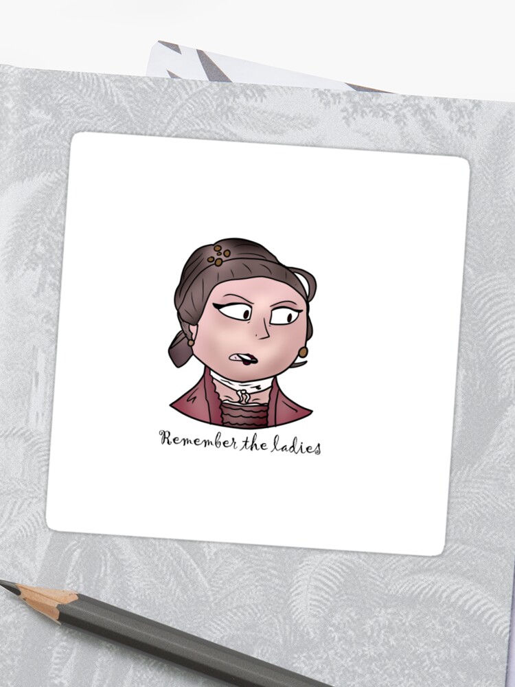 Abigail Adams Cartoon Drawing