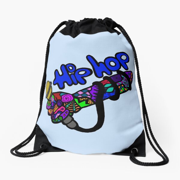Drop the Mic Drawstring Bag
