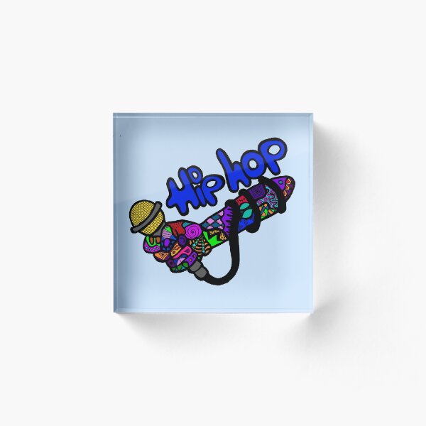Drop the Mic Acrylic Block