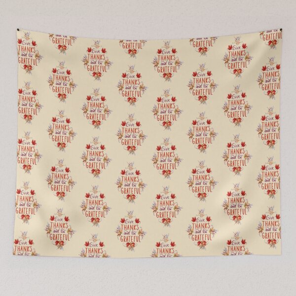 Item preview, Give Thanks and be Grateful, Plaid and all things pumpkin Thanksgiving ,Thankful Grateful Blessed, Pumpkin spice and all things nice designed and sold by Adri Barnard.