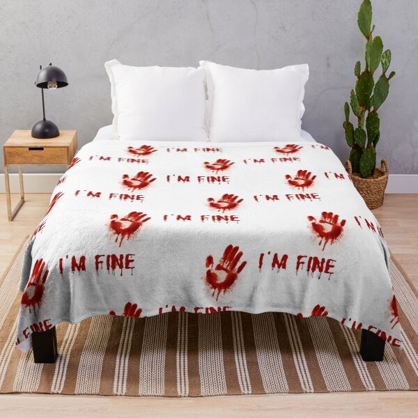 Item preview, I_m fine bloody designed and sold by TrrifiShop.