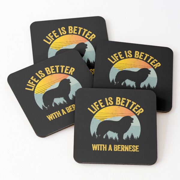 Item preview, Life Is Better With A Berner Bernese Mountain Dog Summer designed and sold by Guarddogdrive.