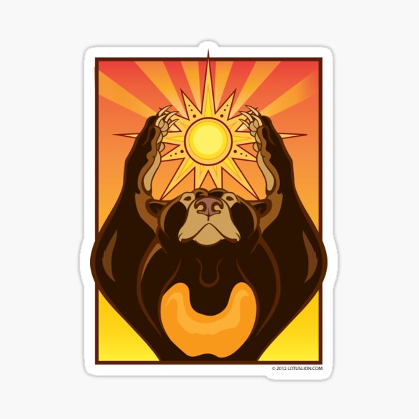 Sunbear Sticker