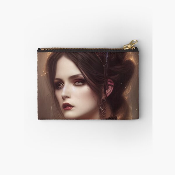 Item preview, Pretty Brunette Vampire Intricate Dress Seductress Artwork designed and sold by Eliteijr.