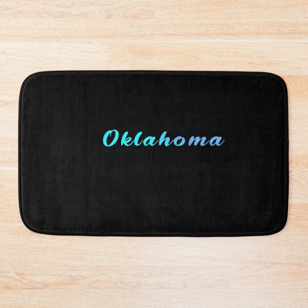Item preview, Oklahoma Blue Gradient Writing designed and sold by Zandrasart.