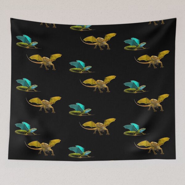 Item preview, Yellow and Blue Dragon designed and sold by Elizabeth's Music & Arts.