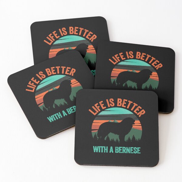 Item preview, Life Is Better With A Berner Bernese Mountain Dog  designed and sold by Guarddogdrive.