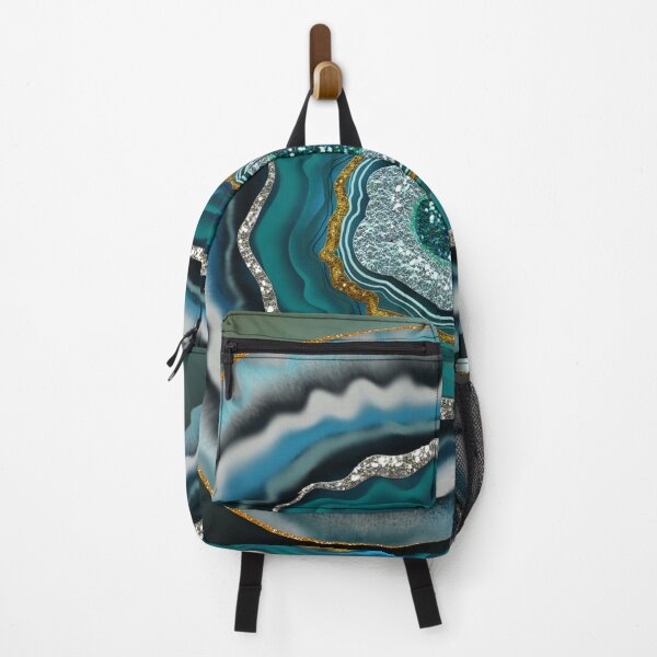Item preview, Beautiful Aqua Geode Digital Painting by Cherie designed and sold by CheriesArt.