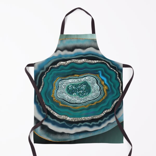 Item preview, Beautiful Aqua Geode Digital Painting by Cherie designed and sold by CheriesArt.