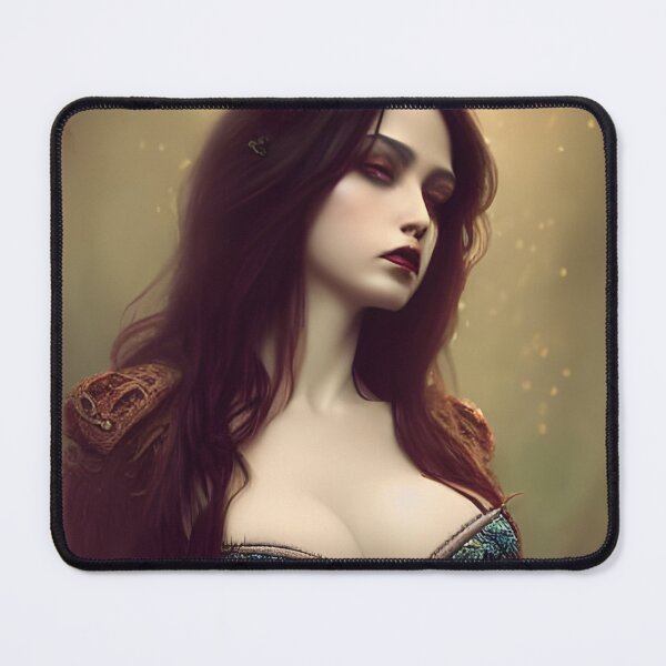 Item preview, Pretty Brunette Vampire Intricate Corset Dress Seductress Artwork designed and sold by Eliteijr.
