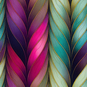 Artwork thumbnail, Colorful plait pattern by FantasyPatterns