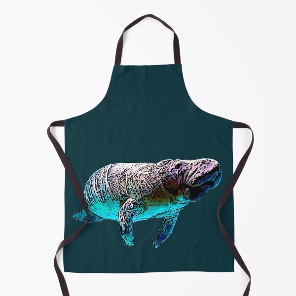 Item preview, Manatee pop art - colorful manatee - FL sea cow - Florida Manatee art - Swimming with Manatee - I love manatee designed and sold by smooshfaceutd.