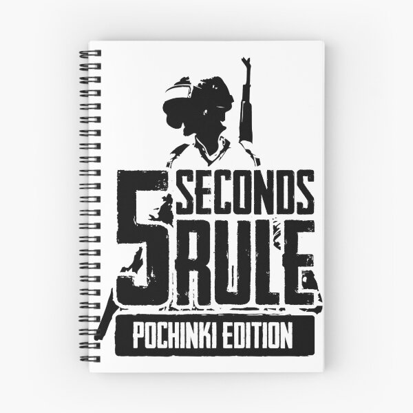 Artikelvorschau, 5 Sekunden Regel - Pochinki Edition - Schwarz entworfen und verkauft von amnitrox.