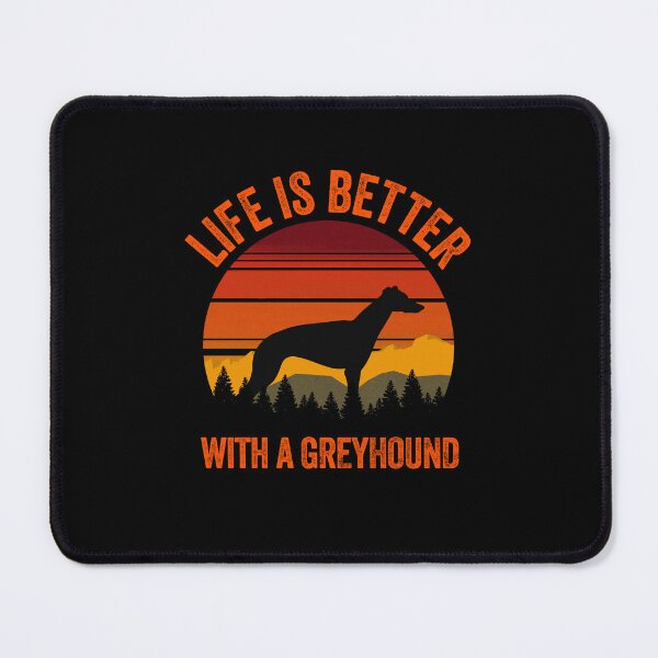 Item preview, Life Is Better With A Greyhound Retro Gift designed and sold by Guarddogdrive.