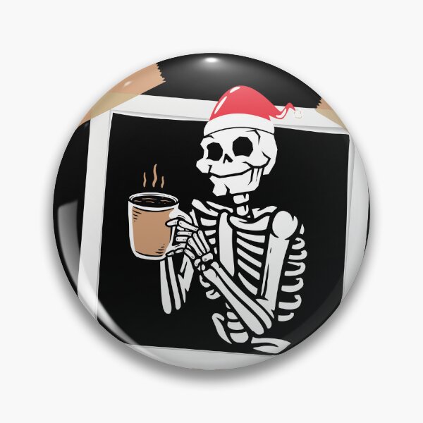 Item preview, Stayng alive skeleton drinking coffee  designed and sold by Hamouda76.
