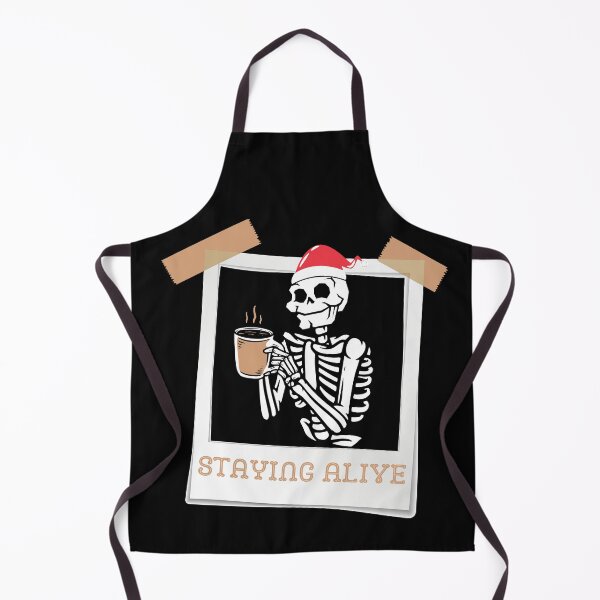 Item preview, Stayng alive skeleton drinking coffee  designed and sold by Hamouda76.