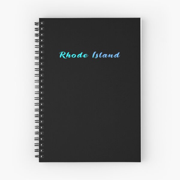 Item preview, Rhode Island Blue Gradient Writing designed and sold by Zandrasart.